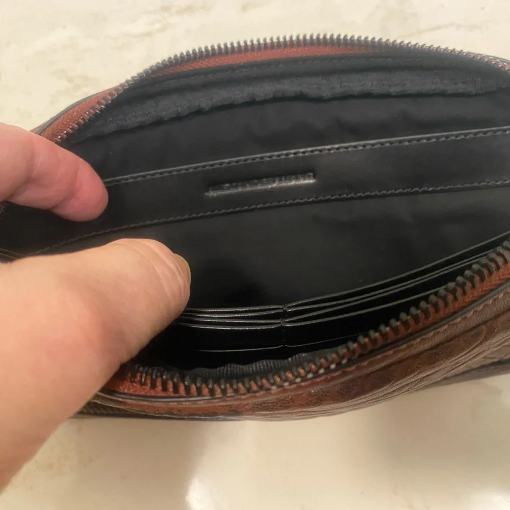 Alexander Wang Fumo continental wallet raisin  color great! black hardware